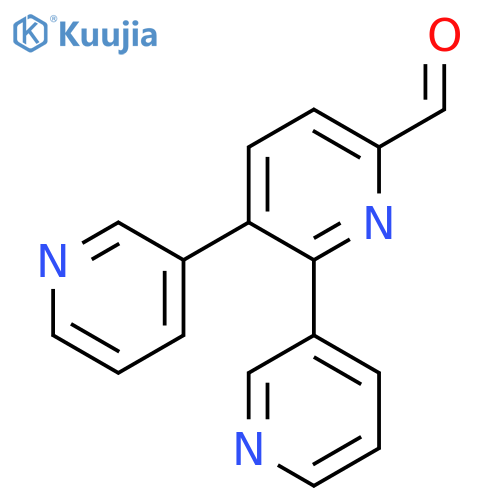 5,6-Di(pyridin-3-yl)picolinaldehyde structure
