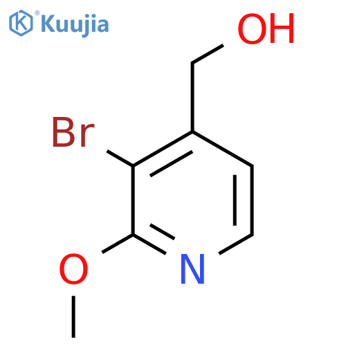 3-Bromo-2-methoxypyridine-4-methanol structure