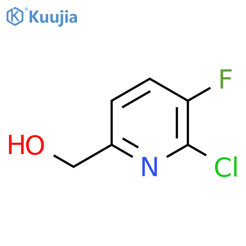 (6-Chloro-5-fluoropyridin-2-yl)methanol structure