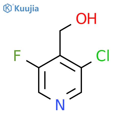 (3-Chloro-5-fluoropyridin-4-yl)methanol structure
