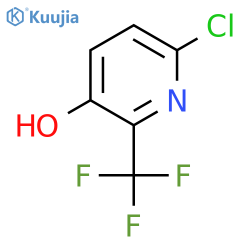 6-Chloro-3-hydroxy-2-(trifluoromethyl)pyridine structure