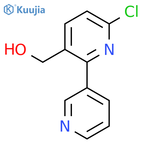 6-Chloro-2-(pyridin-3-yl)pyridine-3-methanol structure