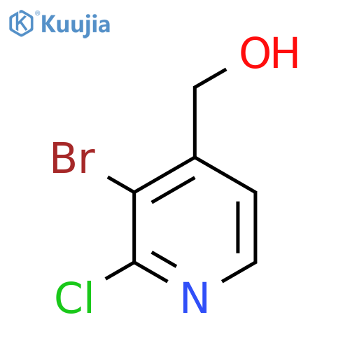 (3-Bromo-2-chloropyridin-4-yl)methanol structure