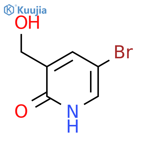 5-Bromo-3-(hydroxymethyl)pyridin-2(1H)-one structure