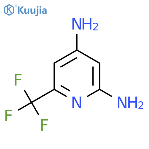 2,4-Diamino-6-(trifluoromethyl)pyridine structure