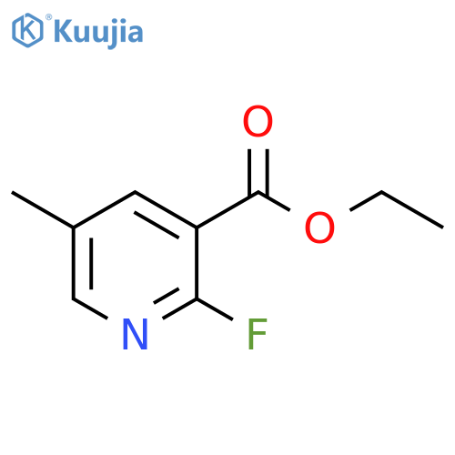 3-Pyridinecarboxylic acid, 2-fluoro-5-methyl-, ethyl ester structure