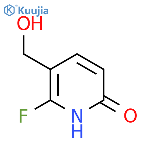 2-Fluoro-6-hydroxypyridine-3-methanol structure
