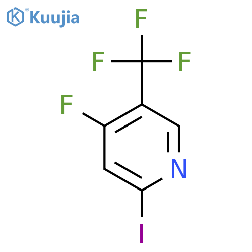 4-Fluoro-2-iodo-5-(trifluoromethyl)pyridine structure