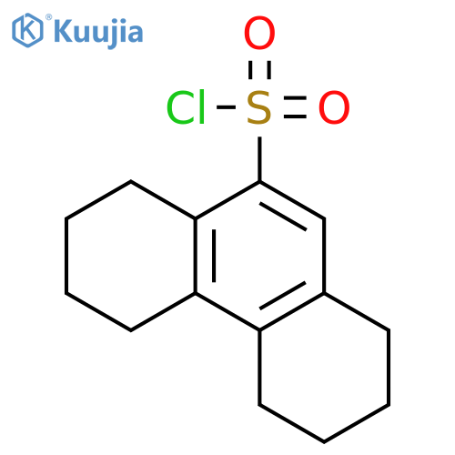 9-Phenanthrenesulfonyl chloride, 1,2,3,4,5,6,7,8-octahydro- structure