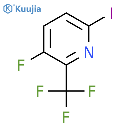 3-Fluoro-6-iodo-2-(trifluoromethyl)pyridine structure
