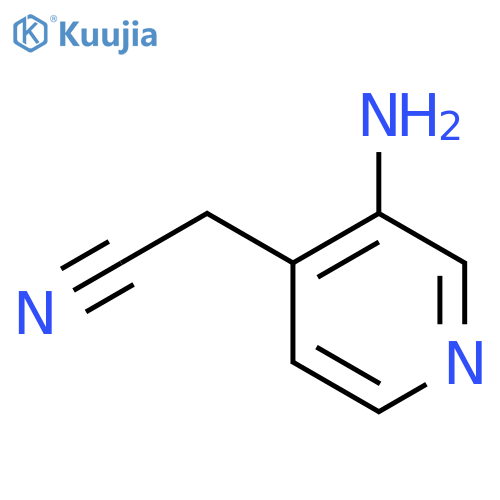 2-(3-Aminopyridin-4-yl)acetonitrile structure