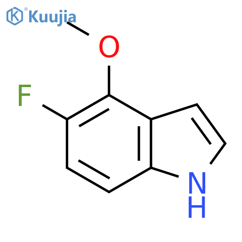 5-Fluoro-4-methoxy-1H-indole structure