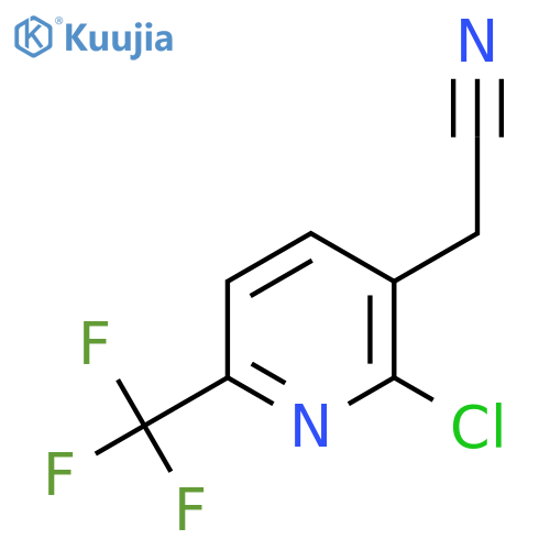 2-Chloro-6-(trifluoromethyl)pyridine-3-acetonitrile structure