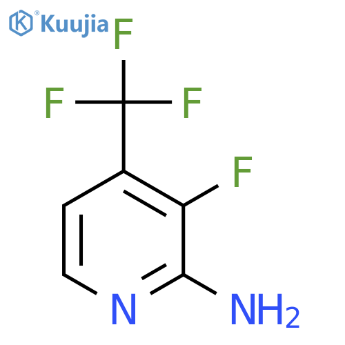 2-Amino-3-fluoro-4-(trifluoromethyl)pyridine structure