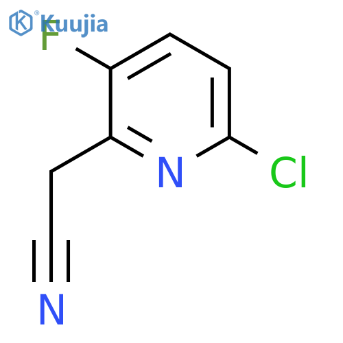 6-Chloro-3-fluoropyridine-2-acetonitrile structure