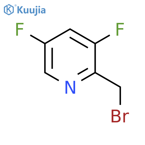 2-(BROMOMETHYL)-3,5-DIFLUOROPYRIDINE structure