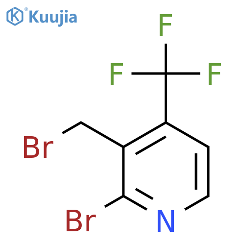 2-Bromo-3-bromomethyl-4-(trifluoromethyl)pyridine structure