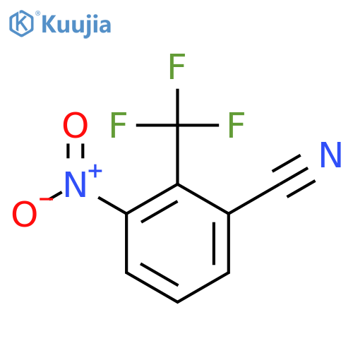 3-Nitro-2-(trifluoromethyl)benzonitrile structure