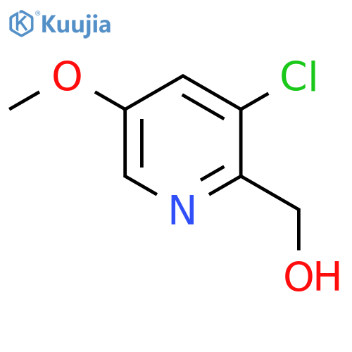 (3-Chloro-5-methoxypyridin-2-yl)methanol structure