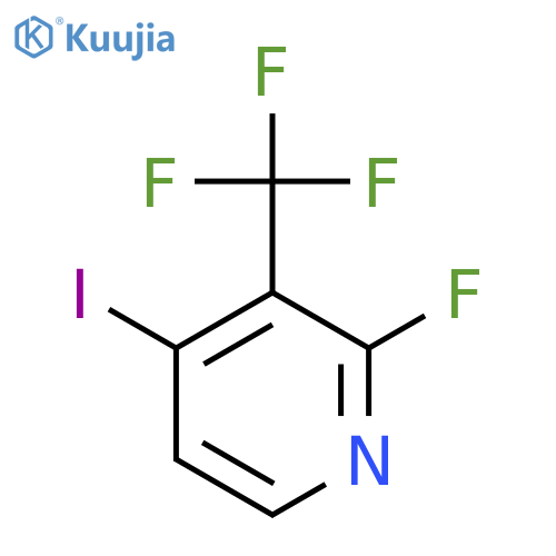 2-Fluoro-4-iodo-3-(trifluoromethyl)pyridine structure