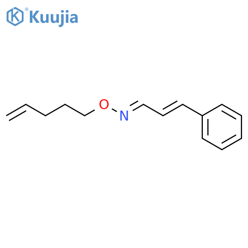 2-Propenal, 3-phenyl-, O-4-pentenyloxime, (E,E)- structure