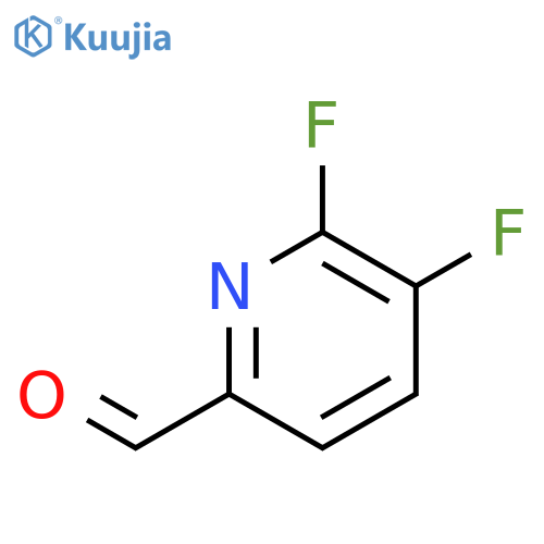 5,6-DIFLUOROPYRIDINE-2-CARBALDEHYDE structure