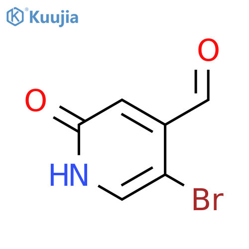 5-Bromo-2-hydroxyisonicotinaldehyde structure