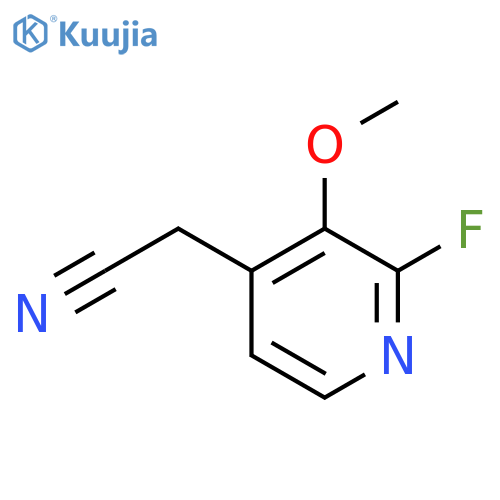 2-Fluoro-3-methoxypyridine-4-acetonitrile structure