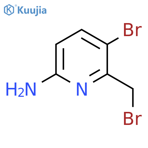 6-Amino-3-bromo-2-(bromomethyl)pyridine structure