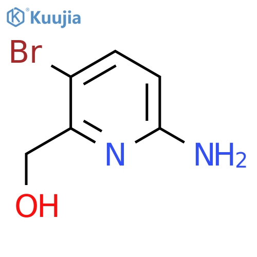 (6-Amino-3-bromopyridin-2-yl)methanol structure