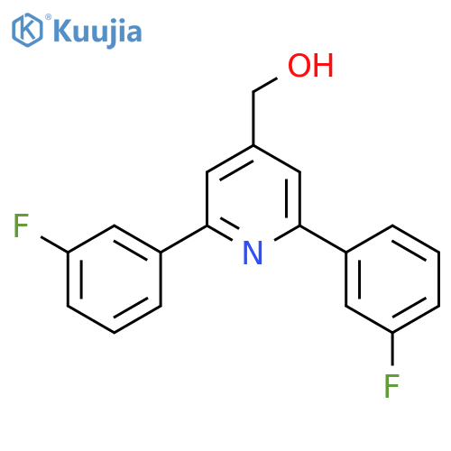 2,6-Bis(3-fluorophenyl)pyridine-4-methanol structure