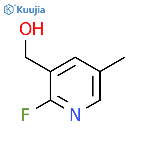 (2-Fluoro-5-methylpyridin-3-yl)methanol structure