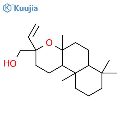 1H-Naphtho[2,1-b]pyran-3-methanol,3-ethenyldodecahydro-4a,7,7,10a-tetramethyl-, [3R-(3a,4ab,6aa,10ab,10ba)]- (9CI) structure