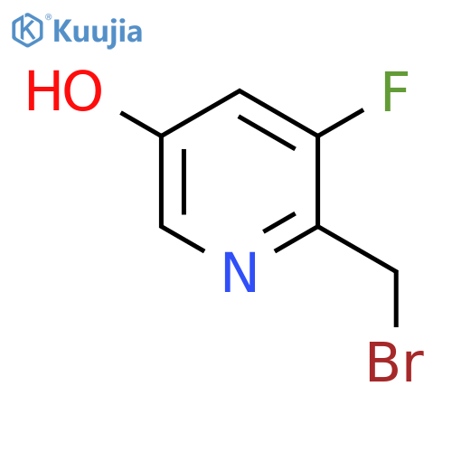 6-(Bromomethyl)-5-fluoropyridin-3-ol structure