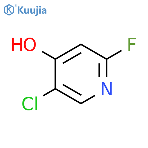 5-CHLORO-2-FLUORO-4-HYDROXYPYRIDINE structure