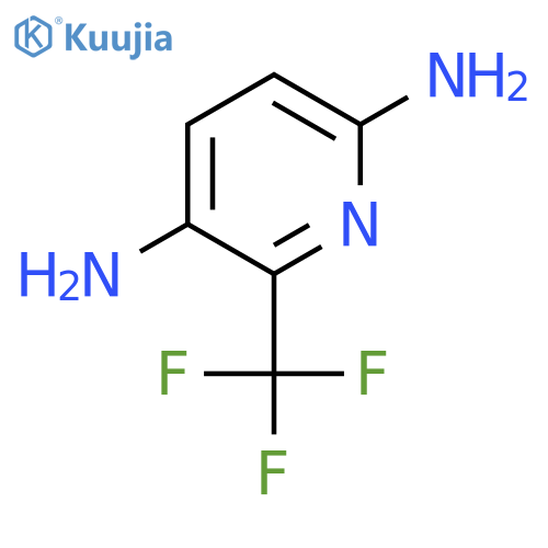 3,6-Diamino-2-(trifluoromethyl)pyridine structure