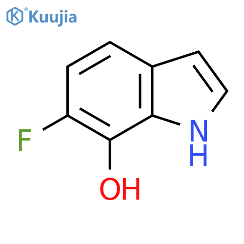 1h-Indol-7-ol,6-fluoro- structure