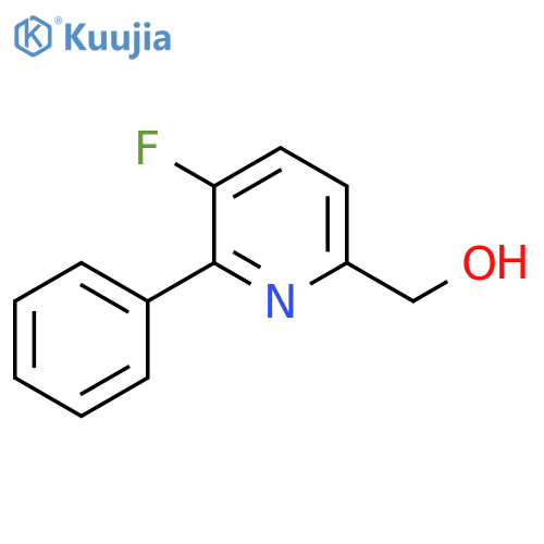 3-Fluoro-2-phenylpyridine-6-methanol structure