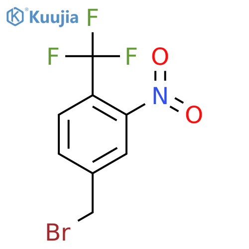 3-Nitro-4-(trifluoromethyl)benzyl Bromide structure