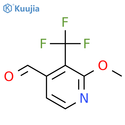 2-Methoxy-3-(trifluoromethyl)isonicotinaldehyde structure