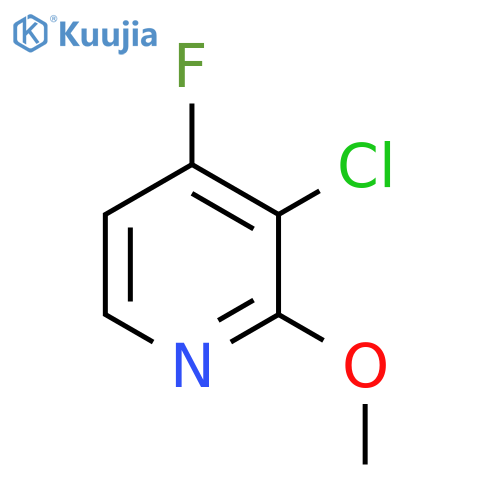 3-Chloro-4-fluoro-2-methoxypyridine structure