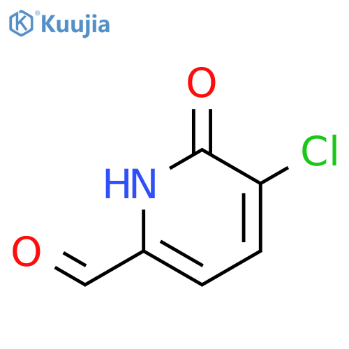 5-chloro-6-oxo-1H-pyridine-2-carbaldehyde structure