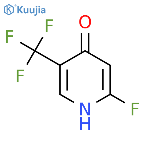 2-Fluoro-4-hydroxy-5-(trifluoromethyl)pyridine structure