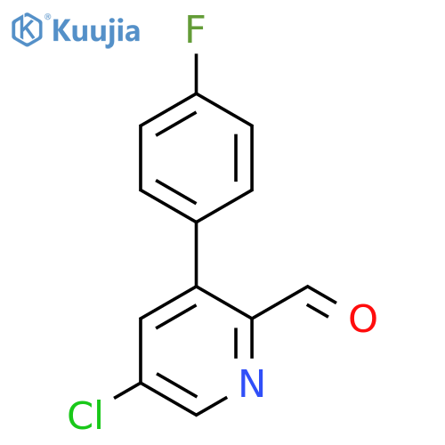 5-Chloro-3-(4-fluorophenyl)picolinaldehyde structure