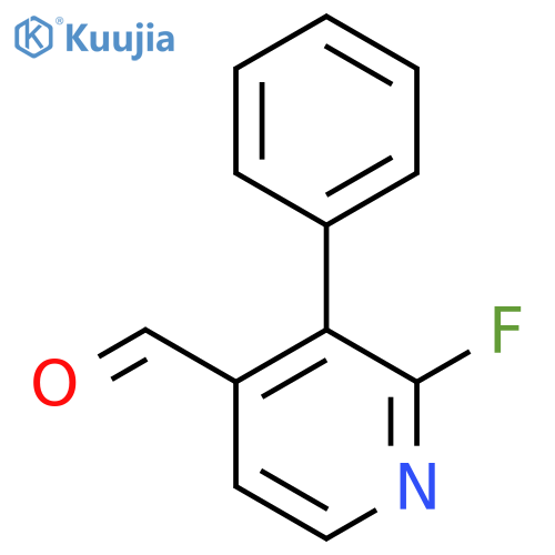2-Fluoro-3-phenylisonicotinaldehyde structure