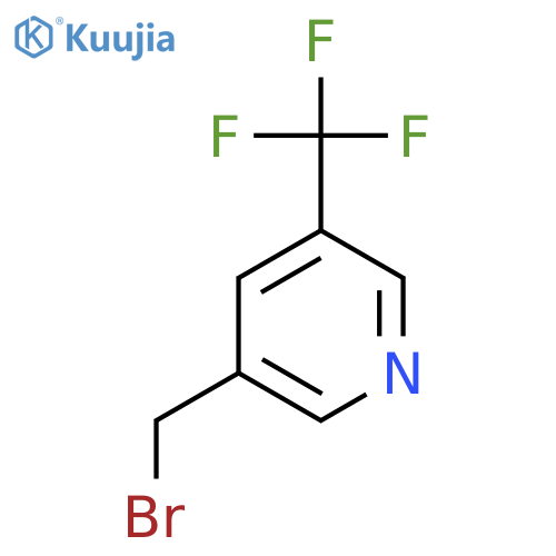 3-(Bromomethyl)-5-(trifluoromethyl)pyridine structure