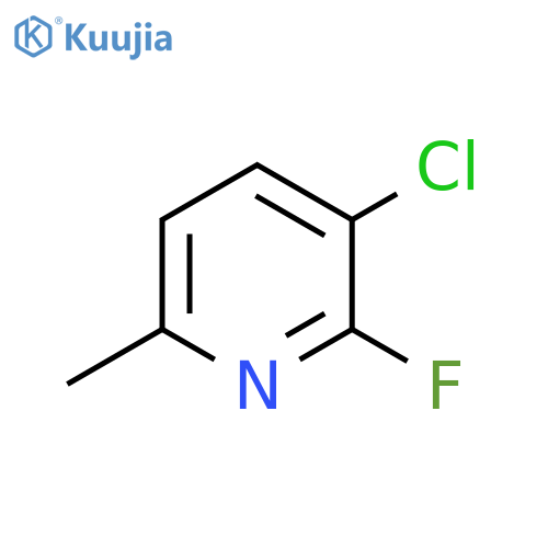3-Chloro-2-fluoro-6-methylpyridine structure