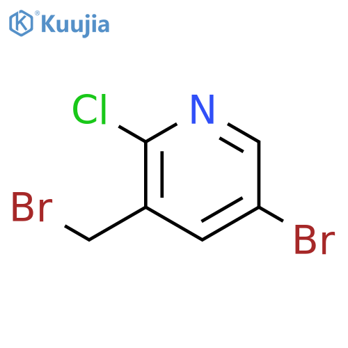 5-Bromo-3-(bromomethyl)-2-chloropyridine structure