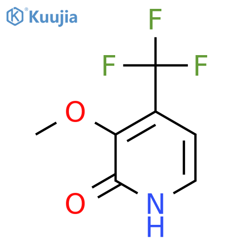 2-Hydroxy-3-methoxy-4-(trifluoromethyl)pyridine structure