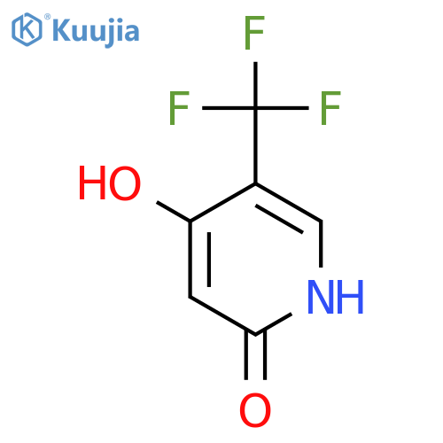 2,4-Dihydroxy-5-(trifluoromethyl)pyridine structure